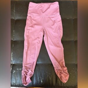 Pink/mauve 20” leggings All In Motion size small